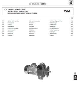 Механични вариатори серия WM