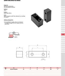 SHIM FOR O400-40 HINGE